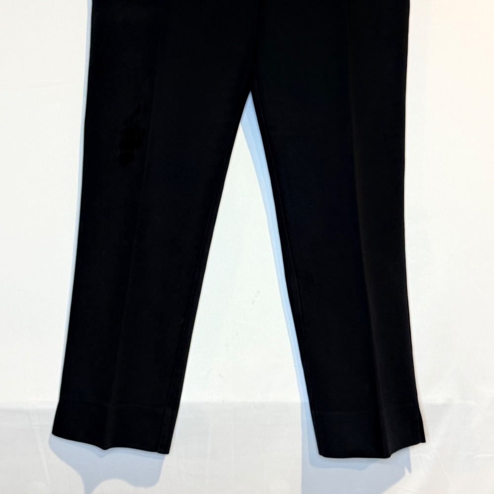 Chicos Navy Blue Straight Leg Stretch Cotton Trousers Pants Size 1.5 Womens - Picture 2 of 6